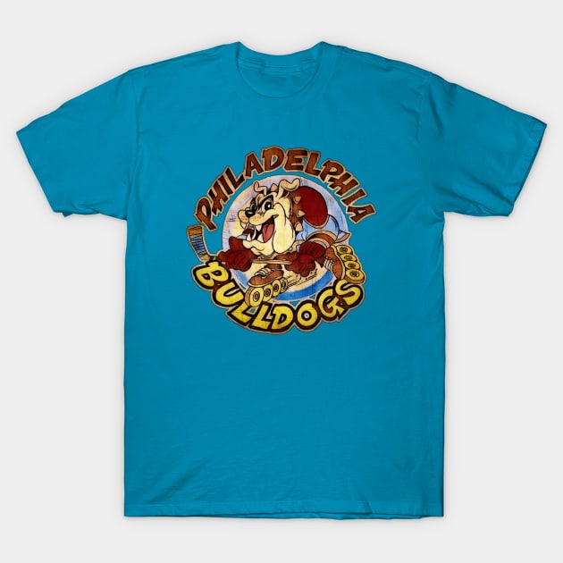 Philadelphia Bulldogs Roller Hockey T-Shirt by Kitta’s Shop